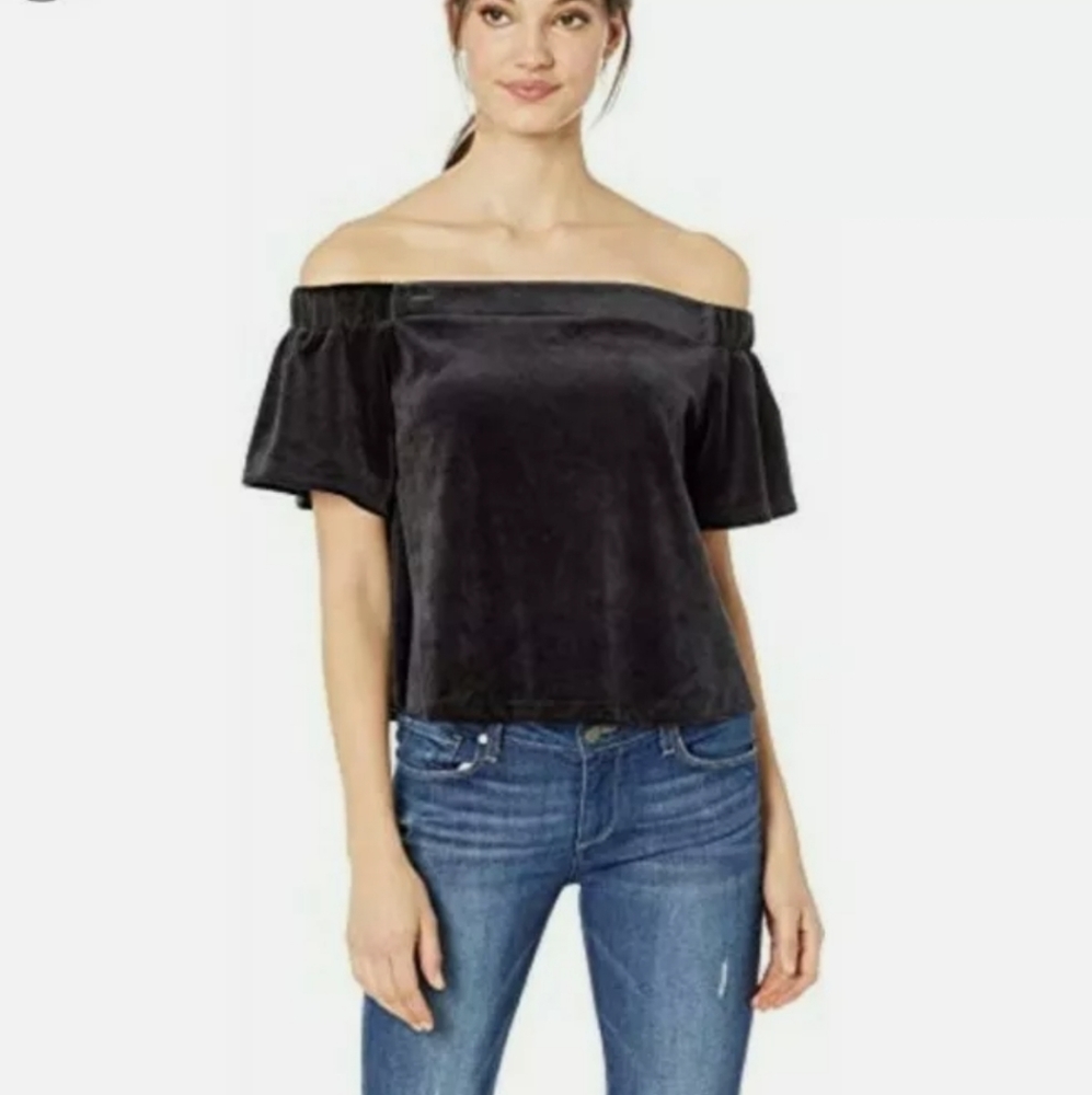 NWT Juicy Couture Sz small velvet Cropped top